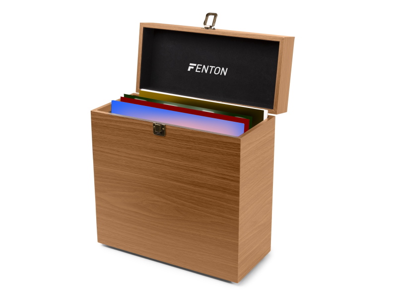 Fenton RP170L -- Giradiscos con Bluetooth y caja de almacenaje.